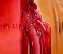 La rivière rouge, 150x200, huile sur toile, 2007