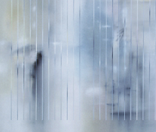 La pluie, 120x130, huile sur toile, 2007